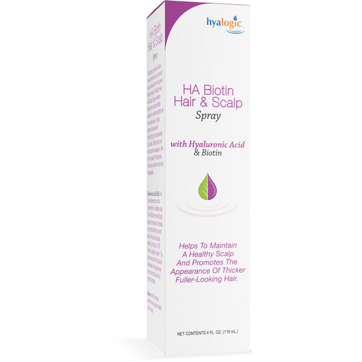 Hyalogic HA Biotin Hair & Scalp Spray, 4 fl oz, front of box