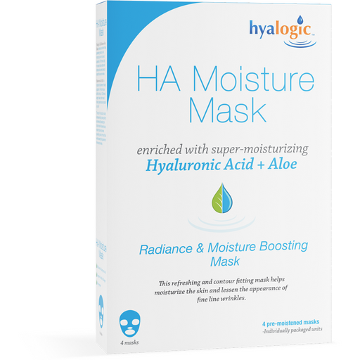 Hyalogic HA Moisture Mask, 4 pack, front of box