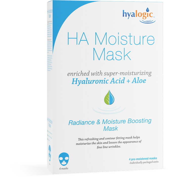 Hyalogic HA Moisture Mask, 4 pack, front of box