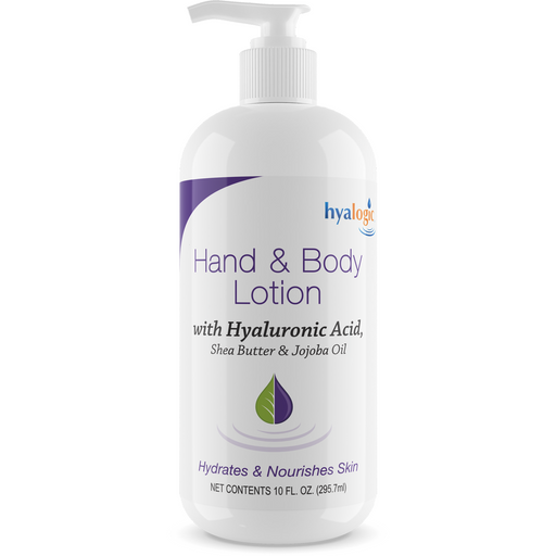 Hyalogic Hand & Body Lotion, 10 fl oz, front of bottle