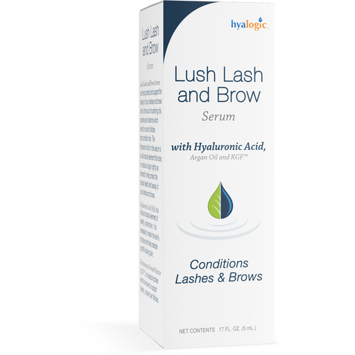 Hyalogic Lush Lash & Brow Serum, 0.17 fl oz, front of box