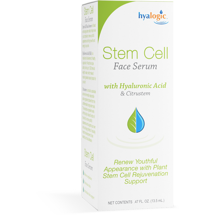 Hyalogic Stem Cell Face Serum, 0.47 fl oz, front of box
