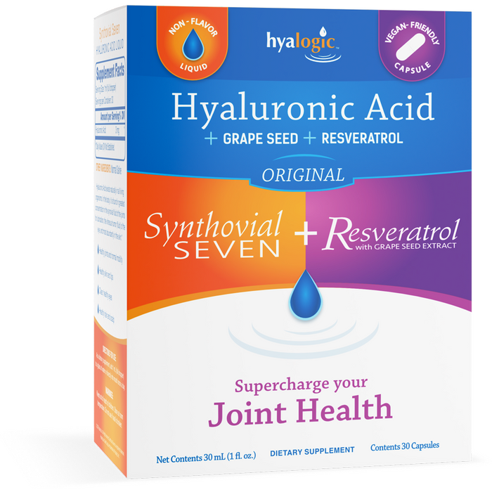 Hyalogic Synthovial Seven Plus Resveratrol Kit, front of box