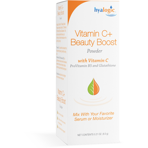 Hyalogic Vitamin C+ Beauty Boost Powder, 0.21 oz, front of box