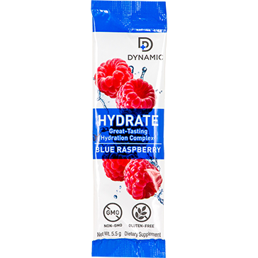 Nutri-Dyn, Dynamic Hydrate Blue Raspberry 5.5 g (1 Packet)