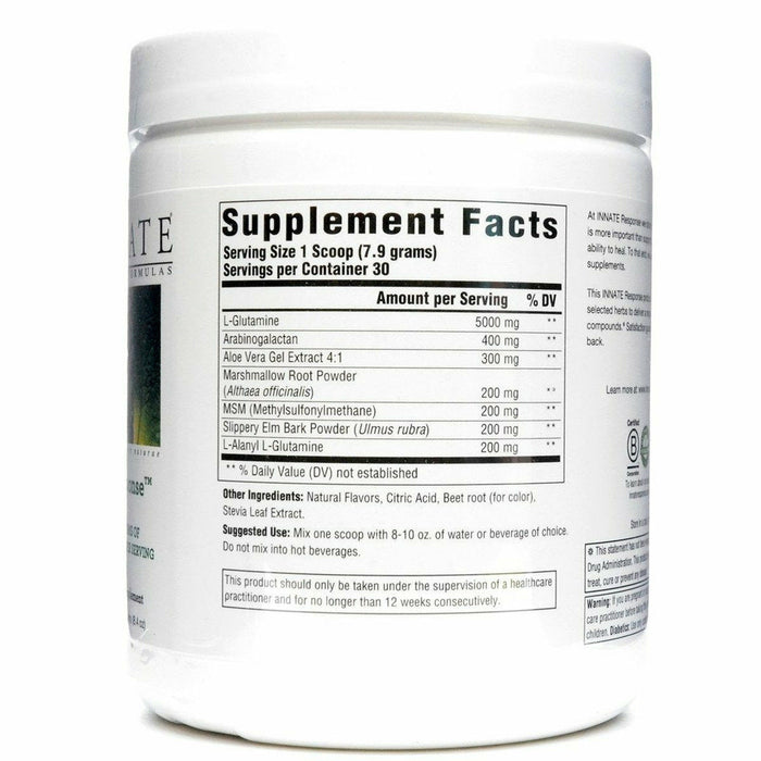 Innate Response GI Response 30 servings supplement facts label