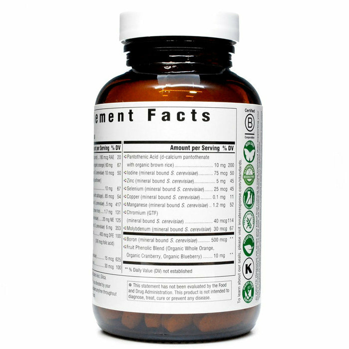 One Daily without Iron 90 tablets by Innate Response, Supplement Facts label, continued