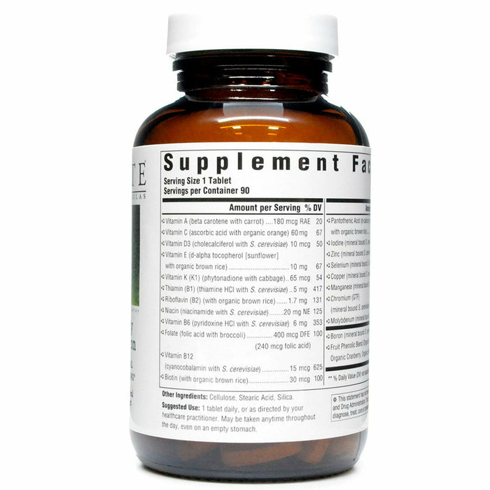 One Daily without Iron 90 tablets by Innate Response, Supplement Facts label
