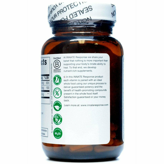Vitamin D3 5,000 IU 60 capsules by Innate Response, product label, view 2