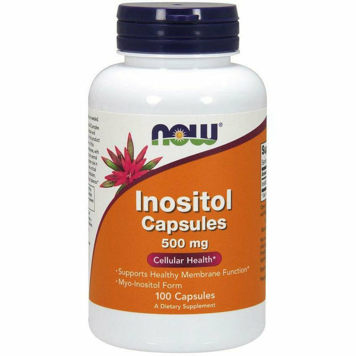 NOW, Inositol Capsules 500 mg 100 caps