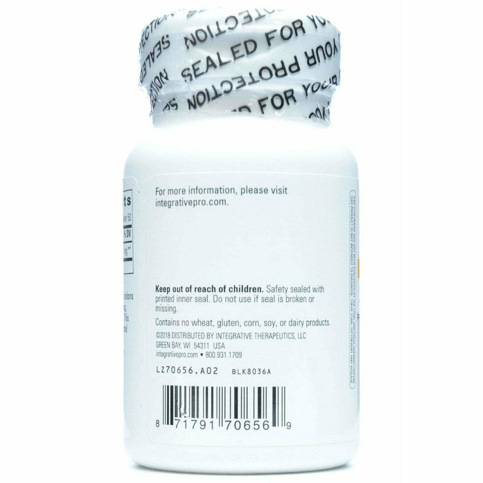 Integrative Therapeutics Activated Charcoal 560 mg 100 capsules suggested use label