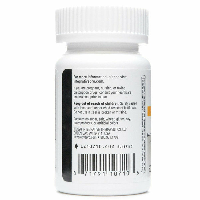 Integrative Therapeutics Allqlear 60 tablets suggested use label