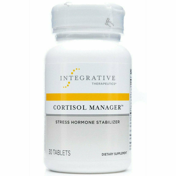 Integrative Therapeutics Cortisol Manager, 30 tablets, front of bottle