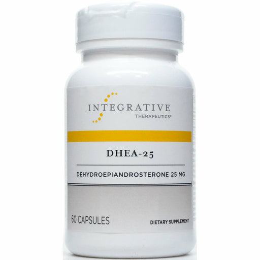 Integrative Therapeutics DHEA 25 mg, 60 capsules, front of bottle