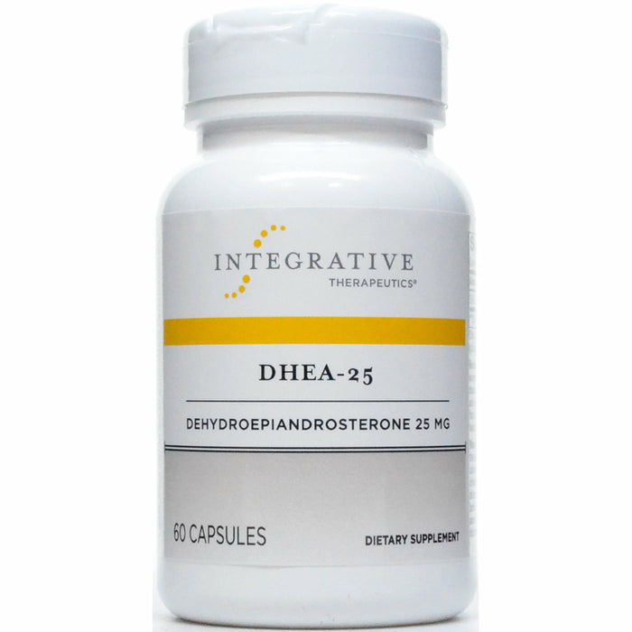 Integrative Therapeutics DHEA 25 mg, 60 capsules, front of bottle