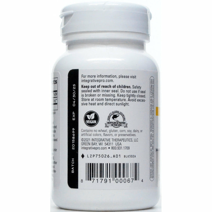 Integrative Therapeutics DHEA 25 mg 60 capsules warnings label