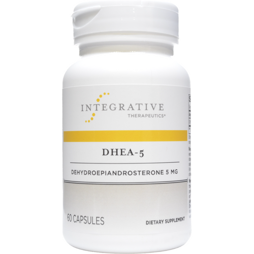 Integrative Therapeutics DHEA 5 mg, 60 capsules, front of bottle