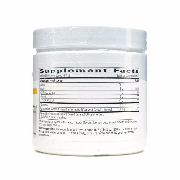 Integrative Therapeutics Glutamine Forte 8.1 oz supplement facts label