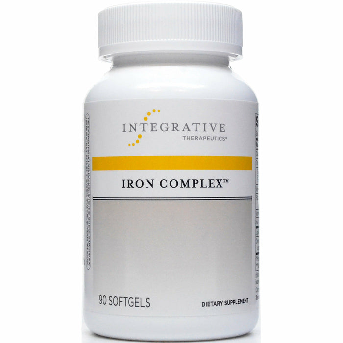 Integrative Therapeutics Iron Complex, 90 softgels, front of bottle