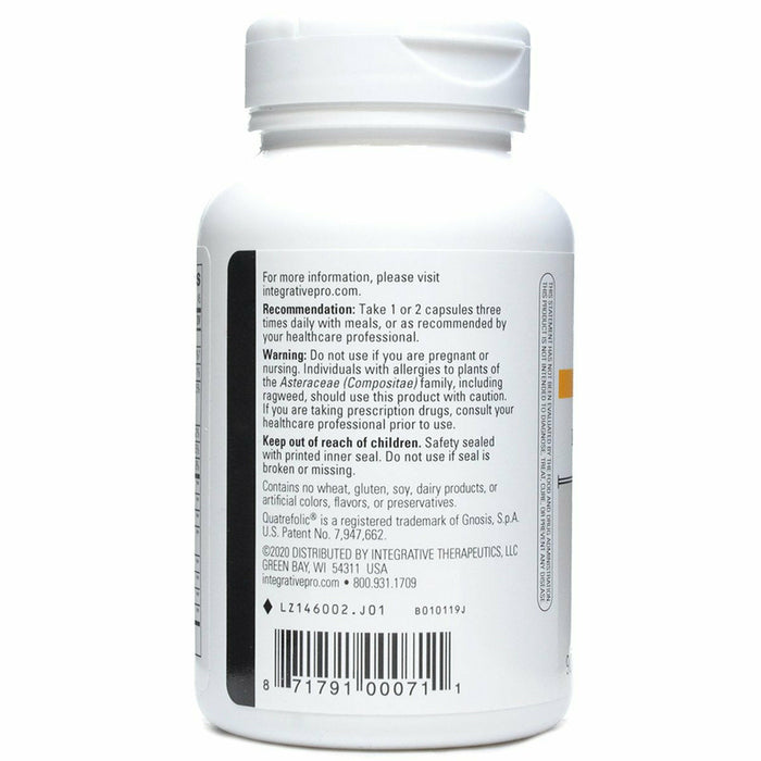 Integrative Therapeutics Lipotropic Complex 90 capsules suggested use label