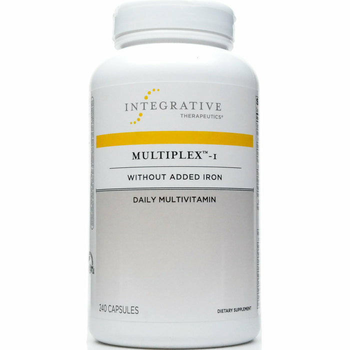 Integrative Therapeutics Multiplex-1 without Iron, 240 capsules, front of bottle