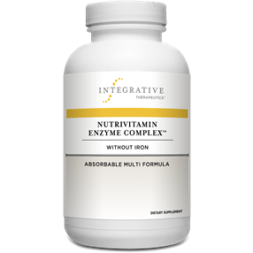 Integrative Therapeutics NutriVitamin Enzyme Complex without Iron, 180 capsules, front of bottle