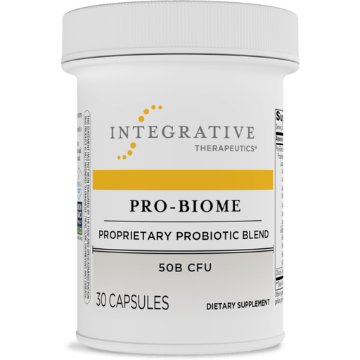 Integrative Therapeutics Pro Biome 50B, 30 capsules, front of jar