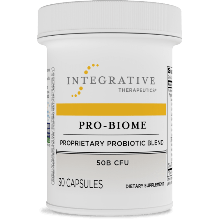 Integrative Therapeutics Pro Biome 50B, 30 capsules, front of jar