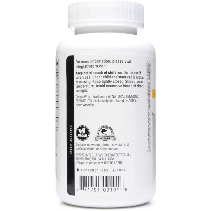 Integrative Therapeutics Rhizinate 100 chewable tablets suggested use label