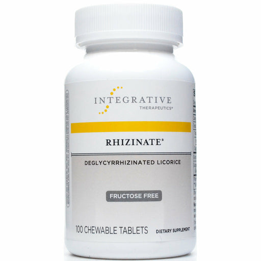 Integrative Therapeutics Rhizinate Sugarless, 100 chewable tablets, front of bottle