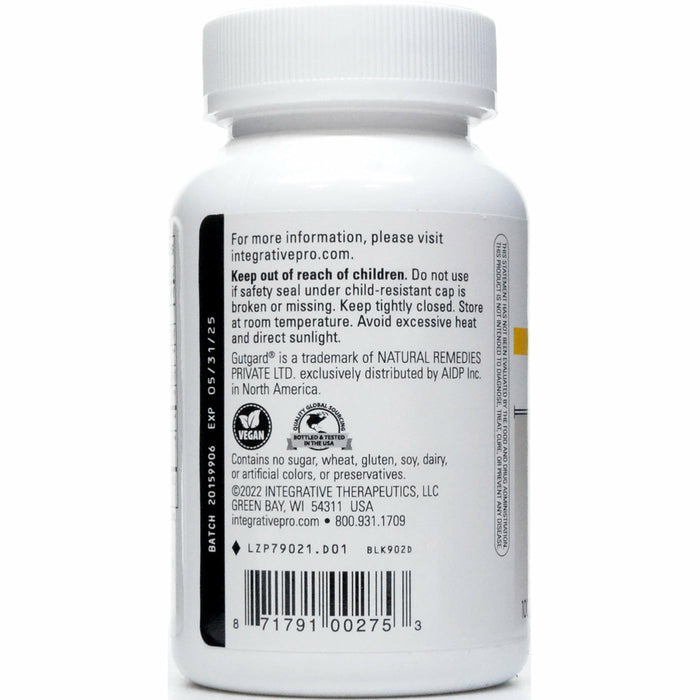 Integrative Therapeutics Rhizinate Sugarless 100 chewable tablets suggested use label