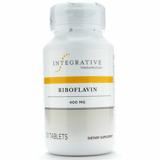 Integrative Therapeutics Riboflavin 400 mg, 30 tablets, front of bottle