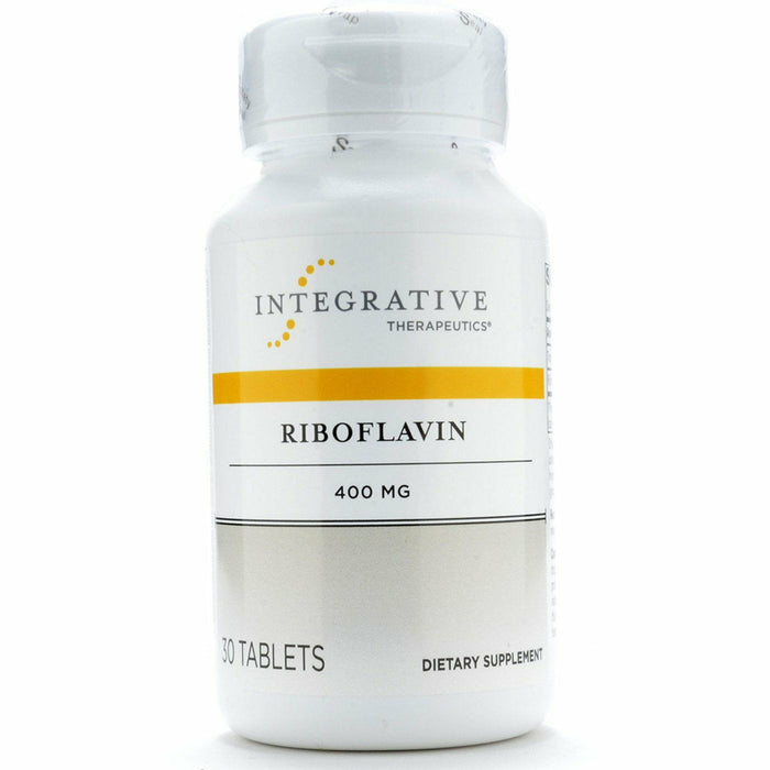 Integrative Therapeutics Riboflavin 400 mg, 30 tablets, front of bottle