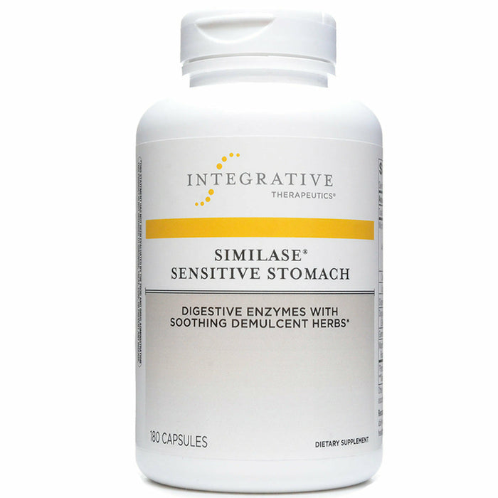 Integrative Therapeutics Similase Sensitive Stomach, 180 vegetarian capsules, front of bottle