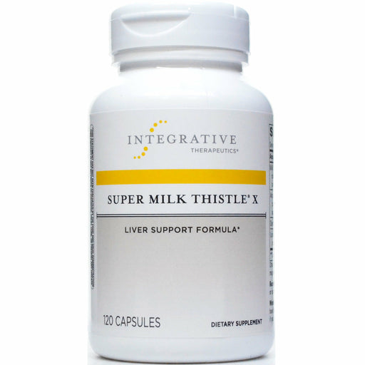 Integrative Therapeutics Super Milk Thistle X, 120 capsules, front of bottle