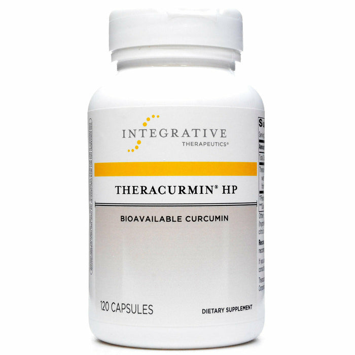 Integrative Therapeutics Theracurmin HP 600 mg, 120 vegetarian capsules, front of bottle