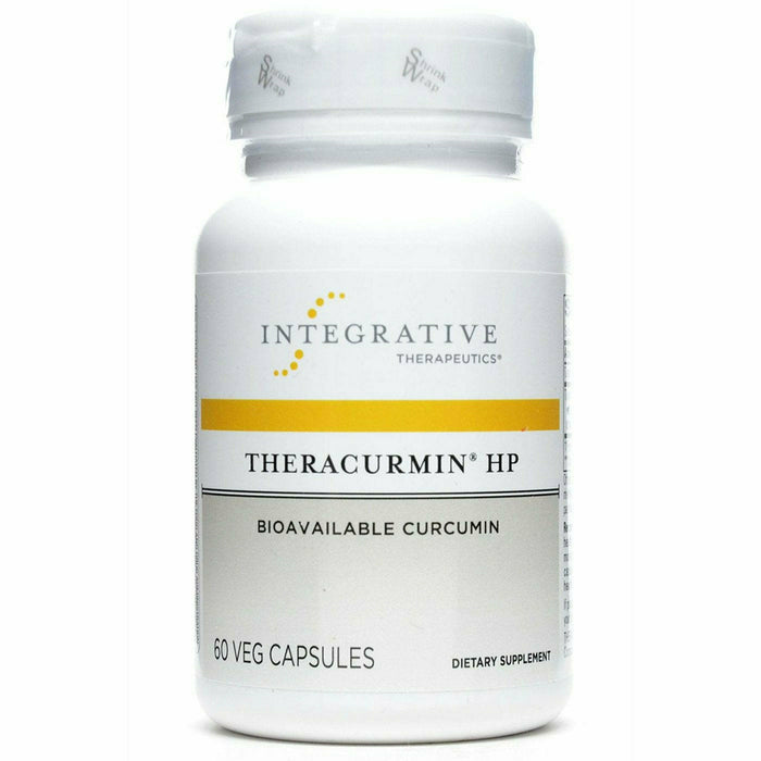 Integrative Therapeutics Theracurmin HP 600 mg, 60 vegetarian capsules, front of bottle