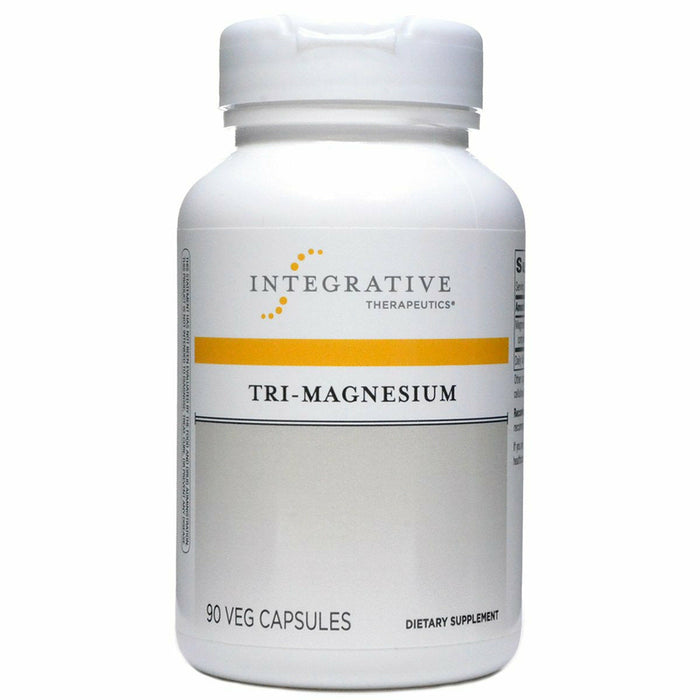 Integrative Therapeutics Tri-Magnesium, 90 vegetarian capsules, front of bottle