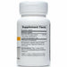 Integrative Therapeutics Vitex Extract 60 capsules supplement facts label