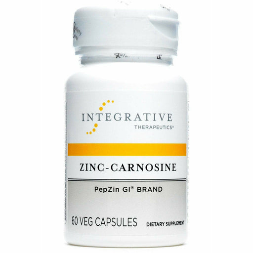 Integrative Therapeutics Zinc-Carnosine, 60 vegetarian capsules, front of bottle