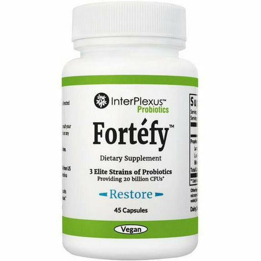 InterPlexus Fortéfy, 45 capsules, front of bottle