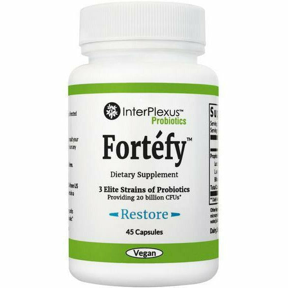 InterPlexus Fortéfy, 45 capsules, front of bottle