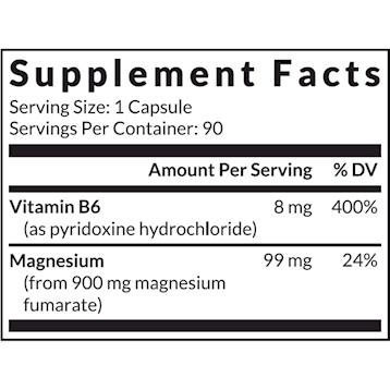 InterPlexus Fura-Mag 90 capsules supplement facts label