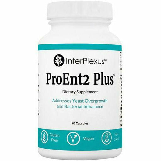 InterPlexus ProEnt2 Plus, 90 capsules, front of bottle