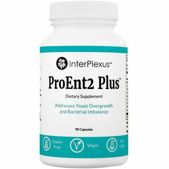 InterPlexus ProEnt2 Plus, 90 capsules, front of bottle