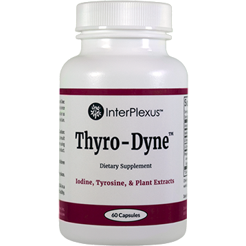 InterPlexus Thyro-Dyne, 60 capsules, front of bottle