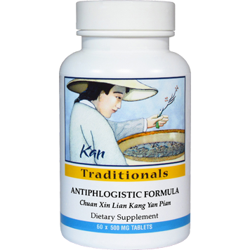 Kan Herbs Antiphlogistic Formula, 60 tablets, front of bottle