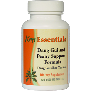 Kan Herbs Dang Gui and Peony Support Formula, 120 tablets, front of bottle