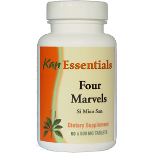Kan Herbs Four Marvels, 60 tablets, front of bottle