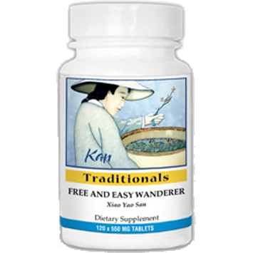 Kan Herbs Free and Easy Wanderer, 120 tablets, front of bottle